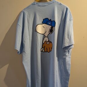 Sky Blue Snoopy Graphic Tee